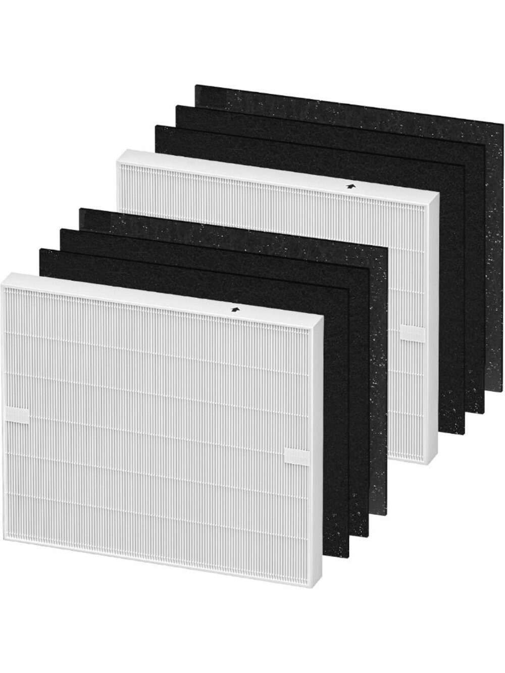 2 Pack Replacement Filters for Air Purifier - HEPA & Activated Carbon Filters